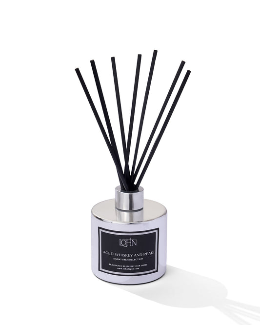 LOHN Aged Whiskey & Pear Scented Reed Diffuser